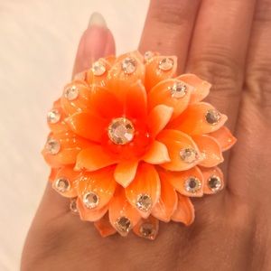Tarina Tarantino Large Vintage Flower Ring